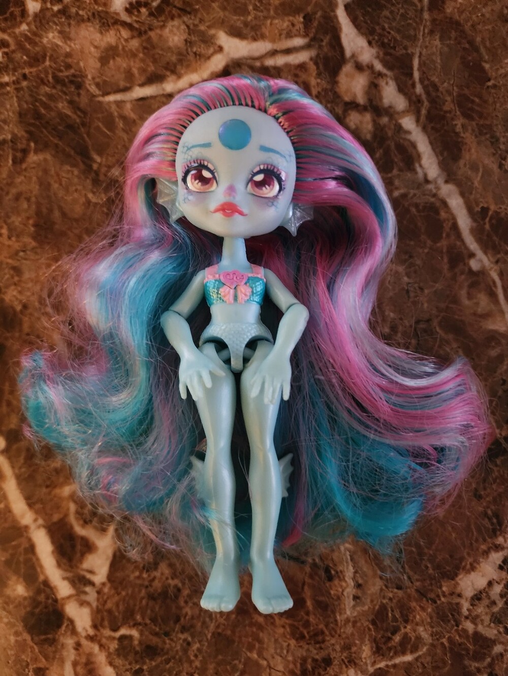 Blue & Pink Mermaid Doll for Kids